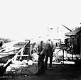 Malmkajen vid Bispbergs station 1950